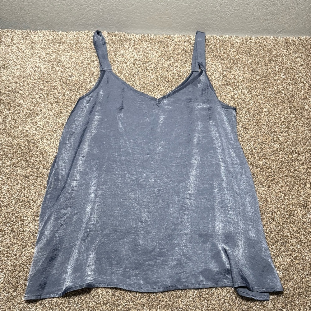 Bobeau Shimmering Gray Camisole Top - Picture 9 of 10